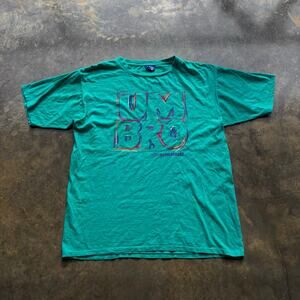 Vintage Boxy Umbro Green Single Stitch‎ T-Shirt